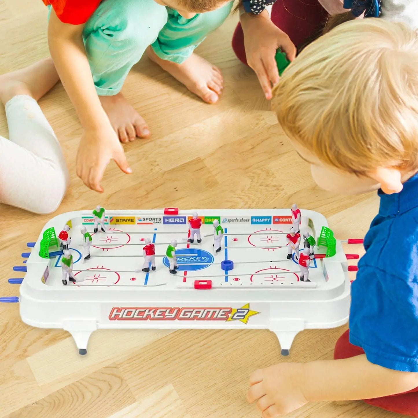 Table Hockey Game, Children Fun Toy, Sports Competition Game, 2 Players Desktop