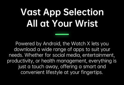 Smart Watch X 1.9'' Display IP67 Washable 2MP Camera 4G Android Watch