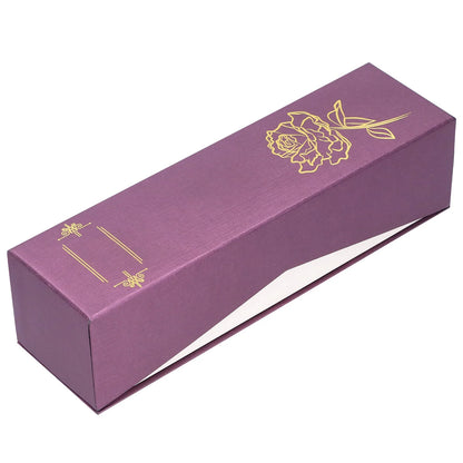 24K Gold‑Plated Rose Artificial Flower With Base Gift For Valentine's Day Mother's Day