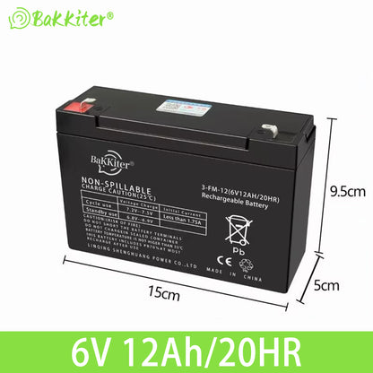 Hot 6V/12V Rechargeable Battery For Children's Electric Vehicles Toy Cars Motorcycles Baby Strollers Batteries 5Ah/7Ah/8Ah/12Ah