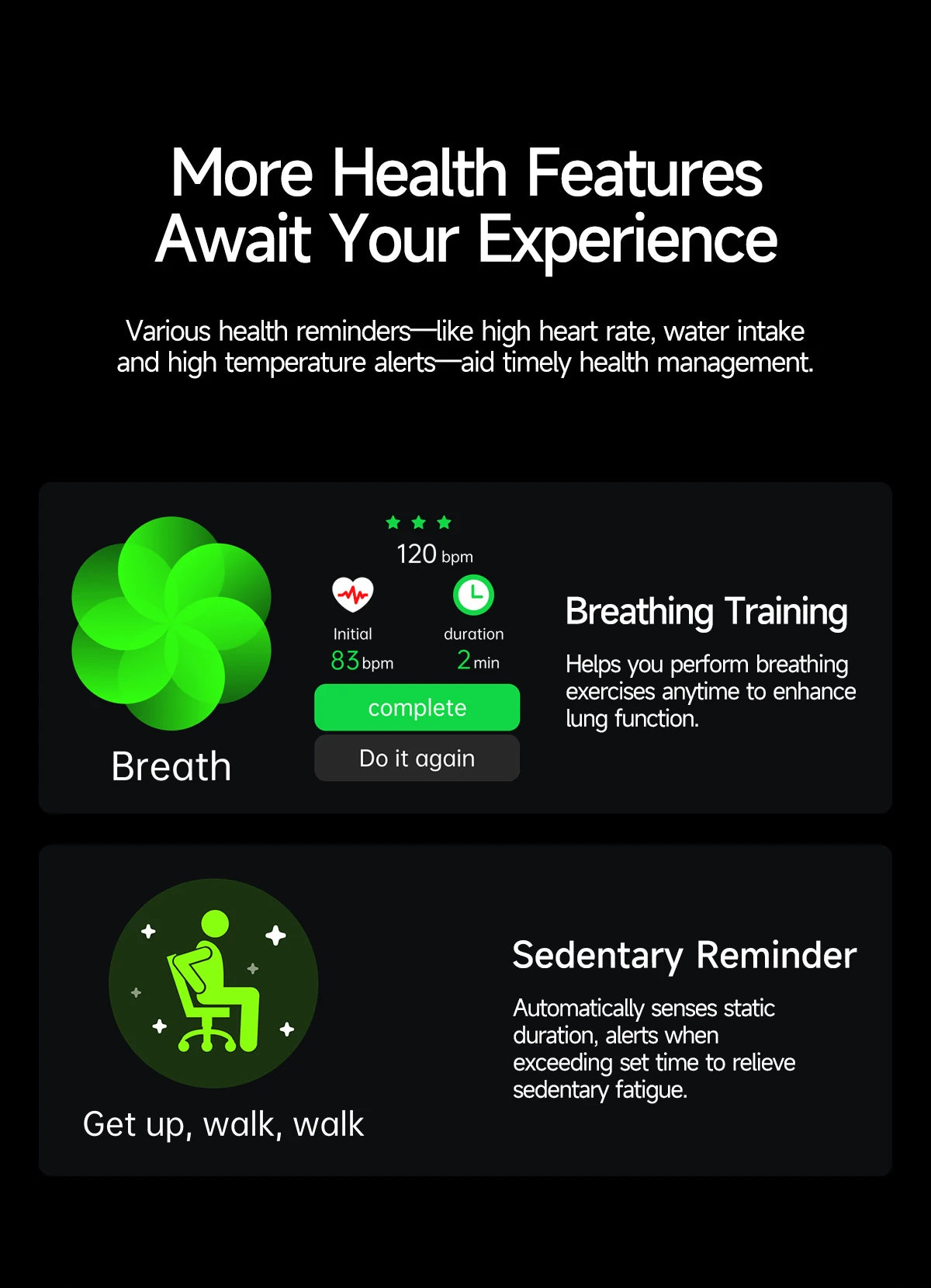 2025New 650nm Laser Conditioning Sapphire Glass Smart Watch Men ECG Heart Rate Micro Physical Exam Health Smartwatch Temperature