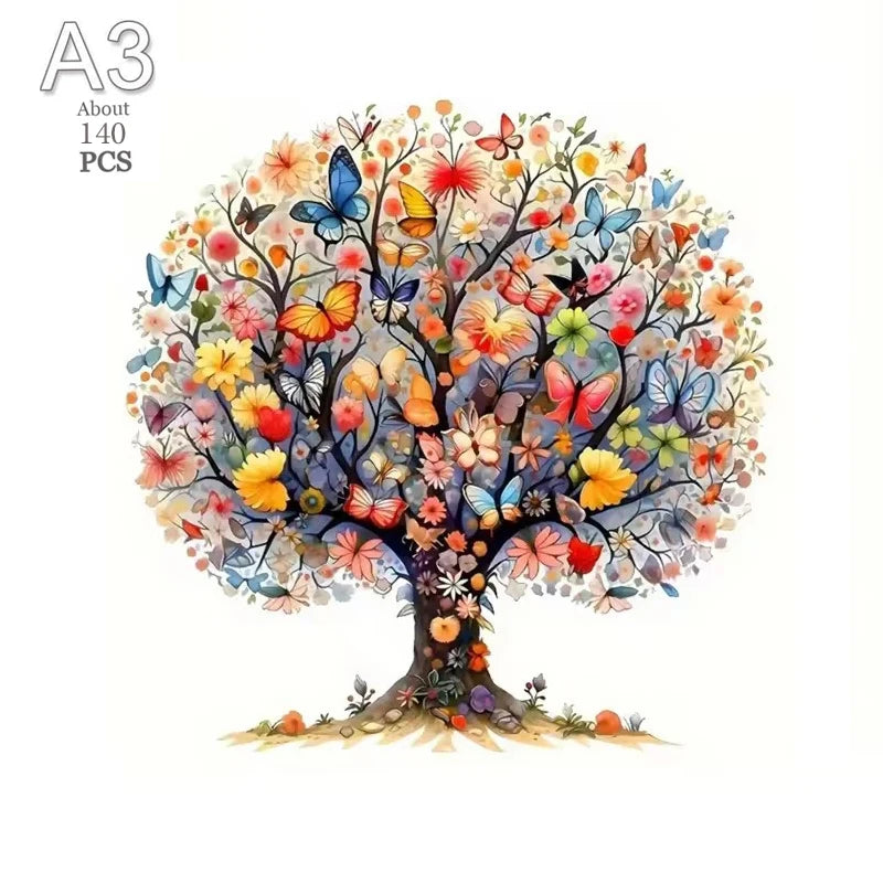 Populal Cat Jigsaw Wooden Puzzle Children'S Puzzle Gifts Unique Family Puzzle Games Intelligent Wooden Diy Crafts Games Puzzles