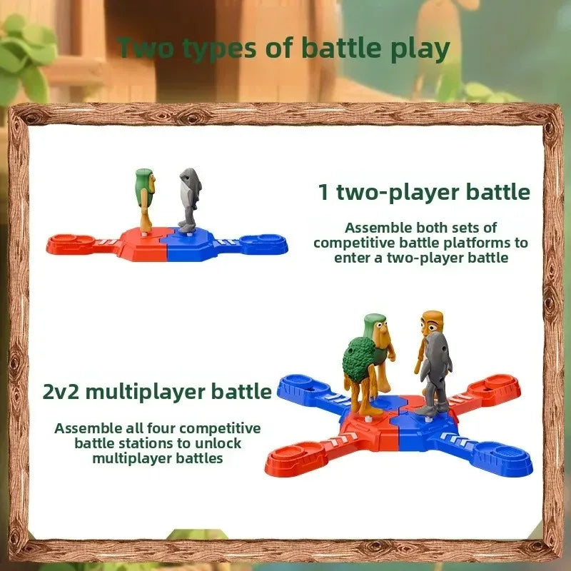 Italian Brainrot Tung Tung Tung Sahur Multiplayer Battle Toy Parent Child Interaction Arena Competition Christmas Gift!@!