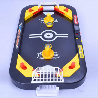 Desktop Battle 2 in 1 Ice Hockey Game Leisure Mini Air Hockey Table Children's Educational Interactive Toys Gift Indoor Sport