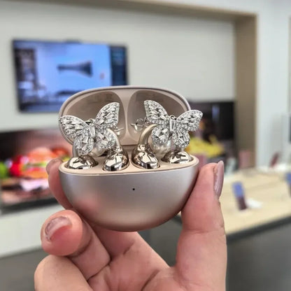 1PC DIY Headphone Diameter Buckle Zircon Decorative Headphone Decoration Clip Removeable Easy to Install Earbud Accessories