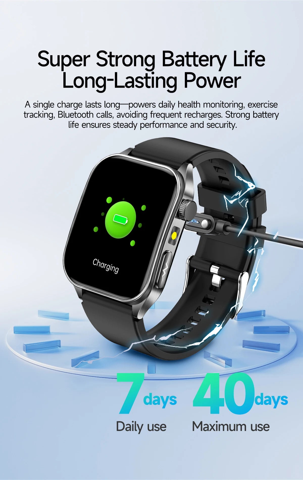 2025New 650nm Laser Conditioning Sapphire Glass Smart Watch Men ECG Heart Rate Micro Physical Exam Health Smartwatch Temperature