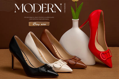 CHCH Women's Flat Shoes 2024 Autumn New Beige Brand Cow Leather Business Women's Leather Shoes