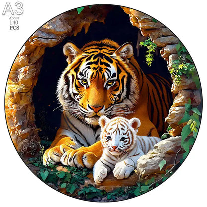 Populal Cat Jigsaw Wooden Puzzle Children'S Puzzle Gifts Unique Family Puzzle Games Intelligent Wooden Diy Crafts Games Puzzles