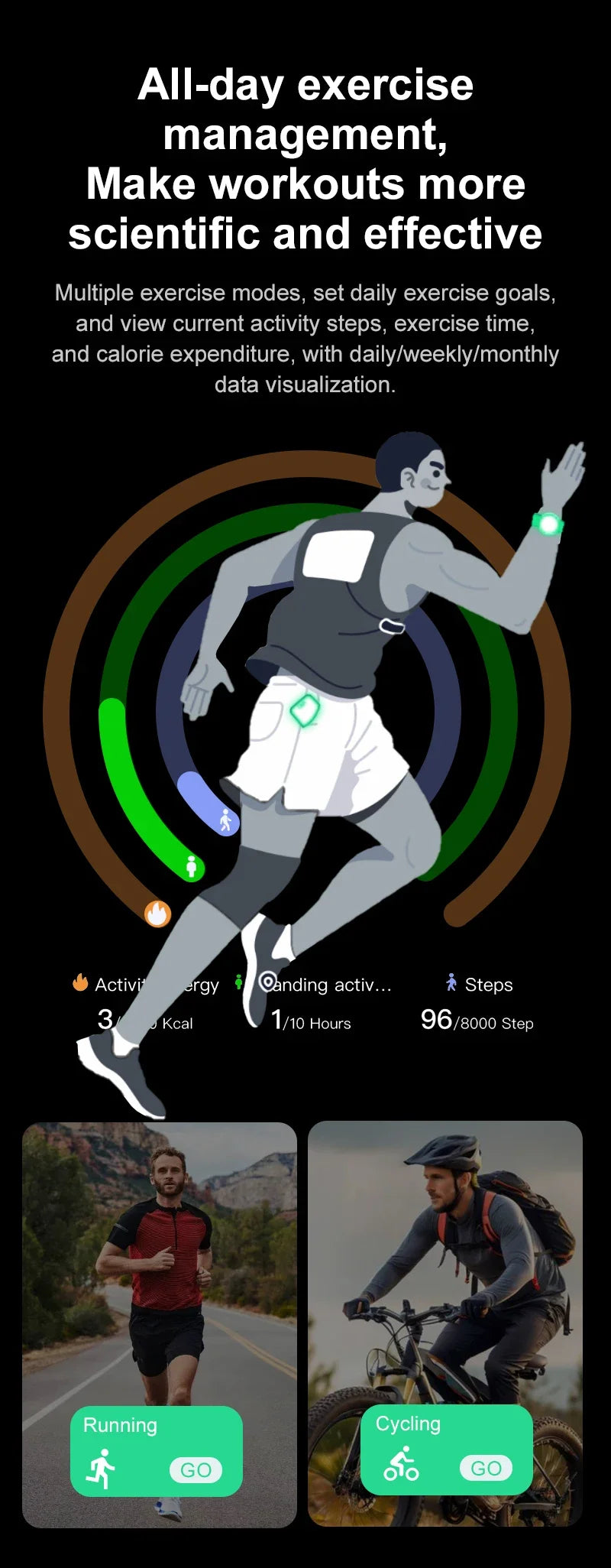 New Smart Ring 2025 Display Screen Gestures Control Video 5ATM Waterproof Remote Camera Blood Oxygen Monitor Multi Sports Mode