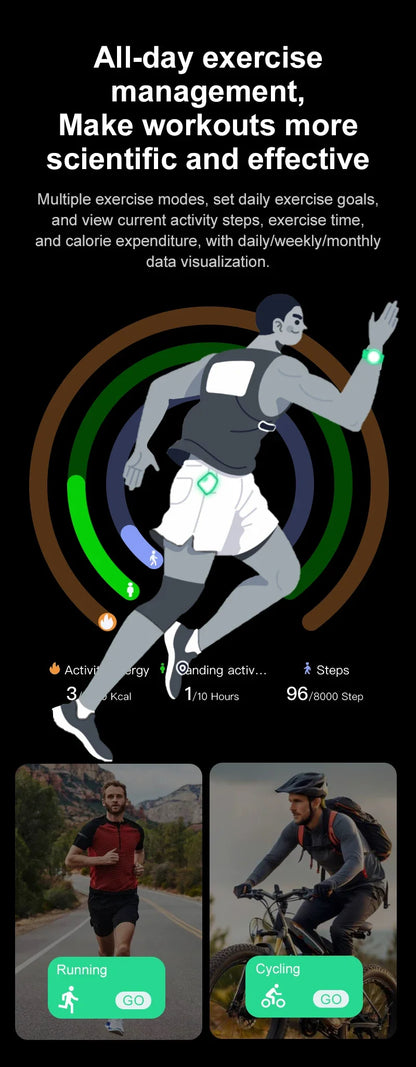 New Smart Ring 2025 Display Screen Gestures Control Video 5ATM Waterproof Remote Camera Blood Oxygen Monitor Multi Sports Mode