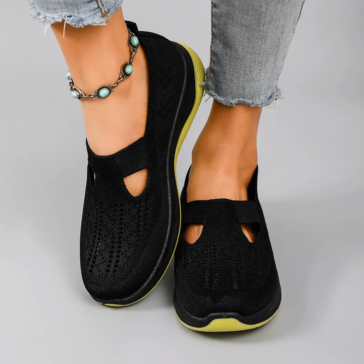 Women's summer breathable mesh flat shoes women's shoes casual sneakers shoes, clearance free shipping