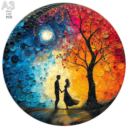 Populal Cat Jigsaw Wooden Puzzle Children'S Puzzle Gifts Unique Family Puzzle Games Intelligent Wooden Diy Crafts Games Puzzles