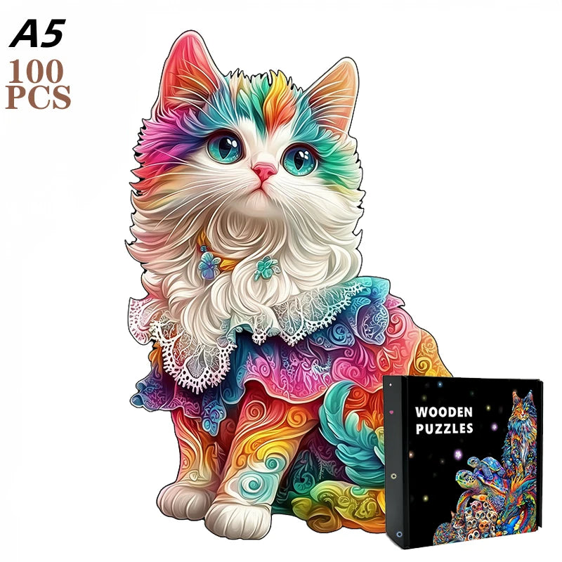 3D Train forest Wooden Jigsaw Puzzle For adult and kids 300pcs high challenge Educational Gift Interactive Games Puzzles Wood