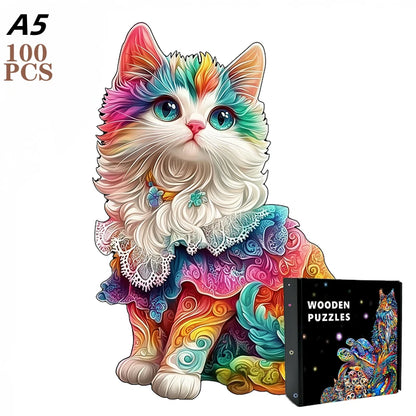 3D Train forest Wooden Jigsaw Puzzle For adult and kids 300pcs high challenge Educational Gift Interactive Games Puzzles Wood