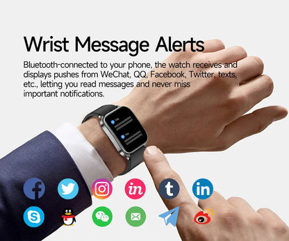 2025New 650nm Laser Conditioning Sapphire Glass Smart Watch Men ECG Heart Rate Micro Physical Exam Health Smartwatch Temperature