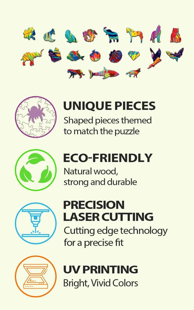 3D Train forest Wooden Jigsaw Puzzle For adult and kids 300pcs high challenge Educational Gift Interactive Games Puzzles Wood