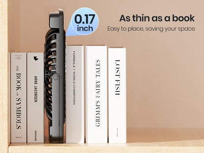 Warmco D4 Portable Desk Fan Rechargeable 20000mAh Camping Fan with Light,48Hrs Run Time 8" Silent Personal Fan Digital Display