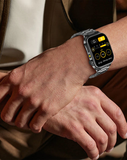 2025New 650nm Laser Conditioning Sapphire Glass Smart Watch Men ECG Heart Rate Micro Physical Exam Health Smartwatch Temperature