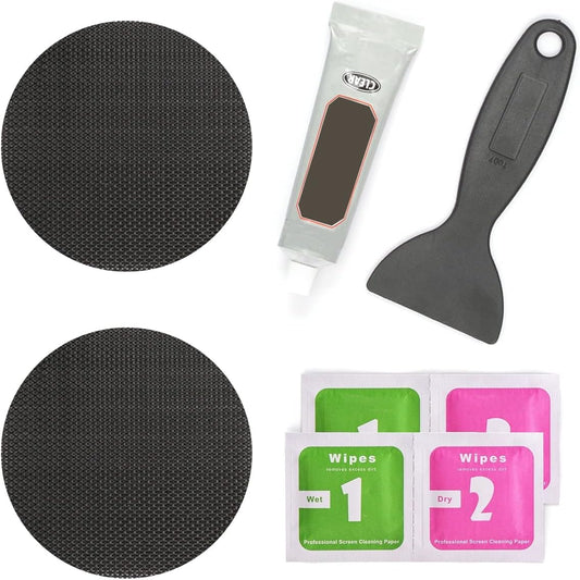 Hareyou Trampoline Patch Repair Kit 4 Inch Circle on Patches | Repair Trampoline Mat Tear or Hole