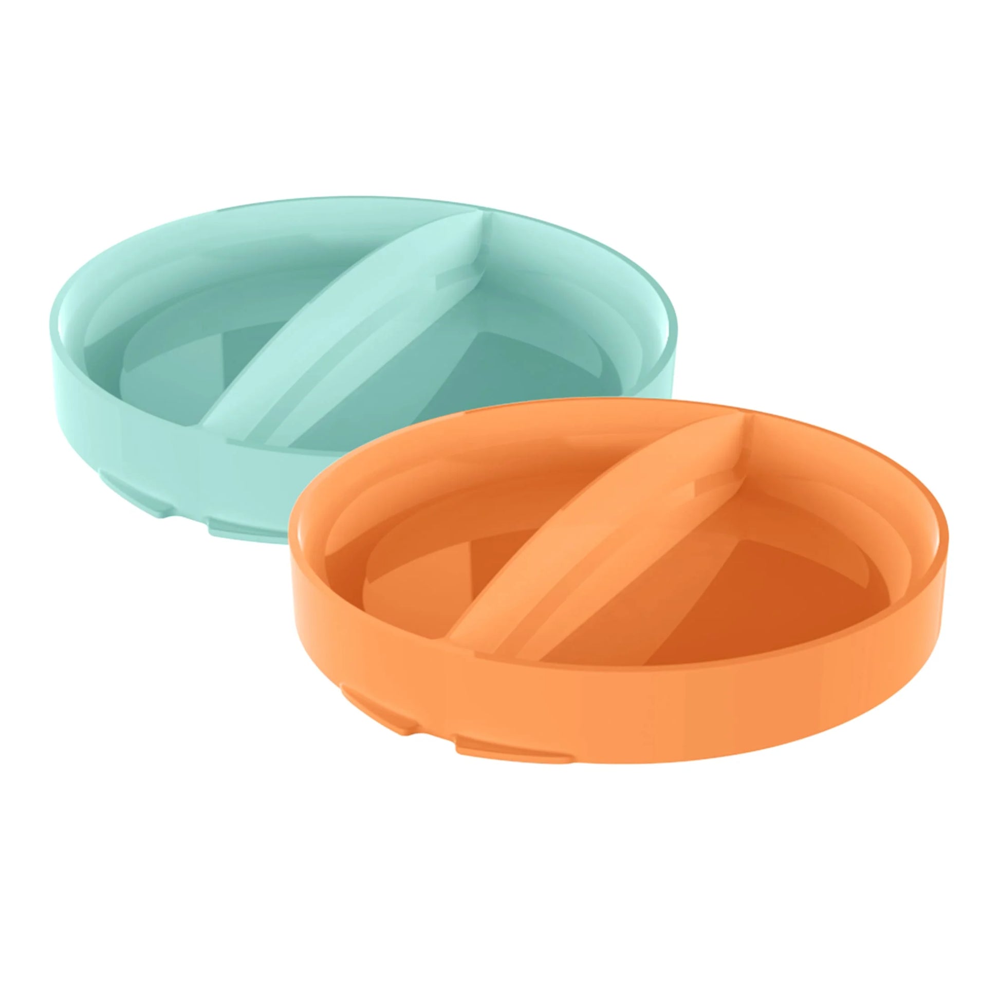 Deluxe Learn-To-Dine Feeding Seat, Ages 6 Months to 3 Years, Orange and Teal